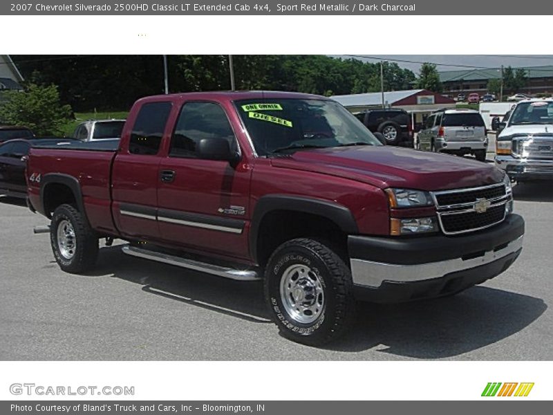 Sport Red Metallic / Dark Charcoal 2007 Chevrolet Silverado 2500HD Classic LT Extended Cab 4x4