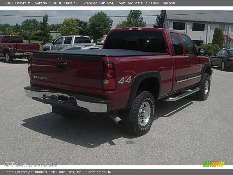 Sport Red Metallic / Dark Charcoal 2007 Chevrolet Silverado 2500HD Classic LT Extended Cab 4x4