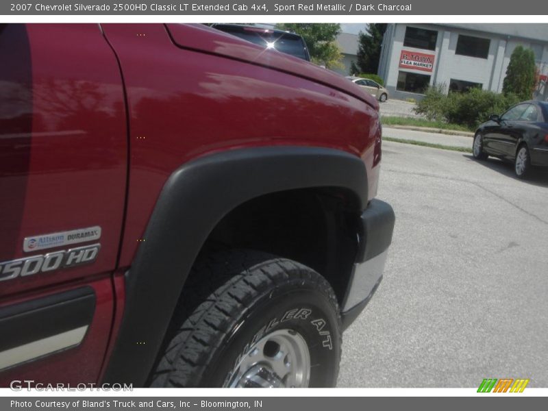 Sport Red Metallic / Dark Charcoal 2007 Chevrolet Silverado 2500HD Classic LT Extended Cab 4x4