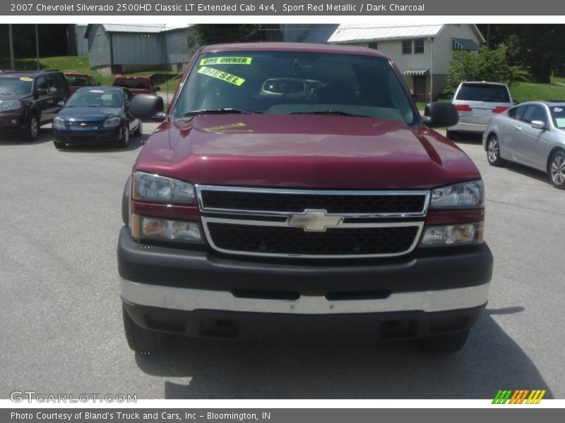 Sport Red Metallic / Dark Charcoal 2007 Chevrolet Silverado 2500HD Classic LT Extended Cab 4x4