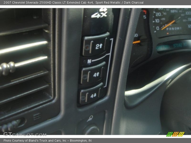 Sport Red Metallic / Dark Charcoal 2007 Chevrolet Silverado 2500HD Classic LT Extended Cab 4x4
