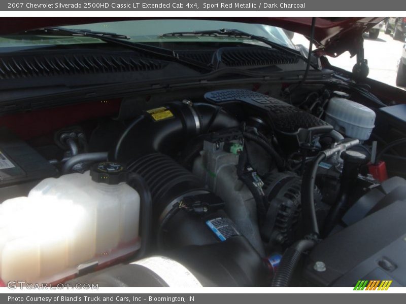 Sport Red Metallic / Dark Charcoal 2007 Chevrolet Silverado 2500HD Classic LT Extended Cab 4x4