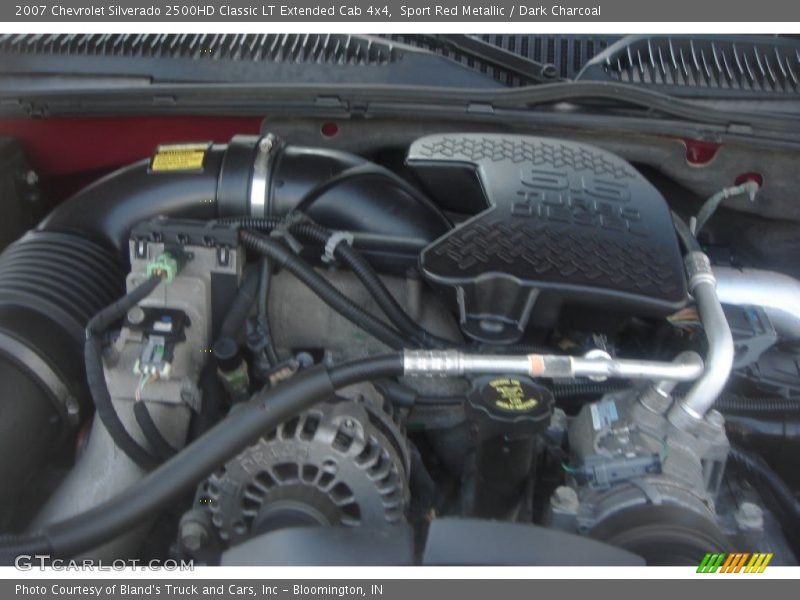 Sport Red Metallic / Dark Charcoal 2007 Chevrolet Silverado 2500HD Classic LT Extended Cab 4x4