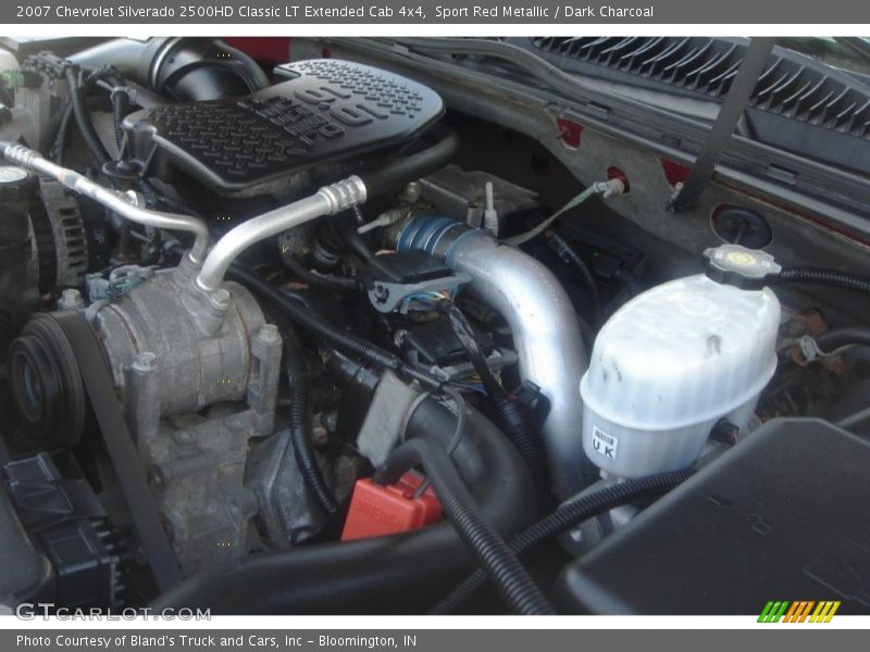 Sport Red Metallic / Dark Charcoal 2007 Chevrolet Silverado 2500HD Classic LT Extended Cab 4x4