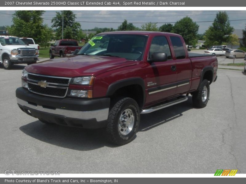 Sport Red Metallic / Dark Charcoal 2007 Chevrolet Silverado 2500HD Classic LT Extended Cab 4x4
