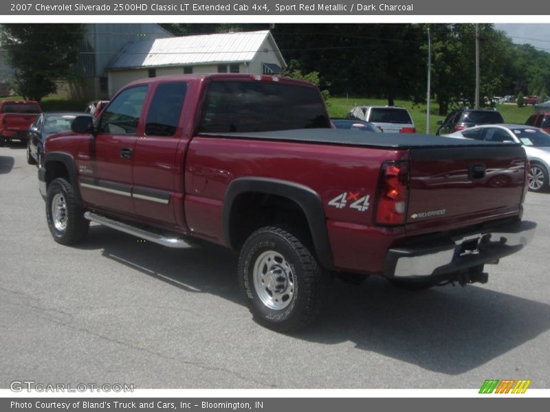 Sport Red Metallic / Dark Charcoal 2007 Chevrolet Silverado 2500HD Classic LT Extended Cab 4x4