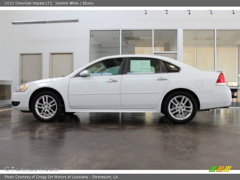 Summit White / Ebony 2012 Chevrolet Impala LTZ