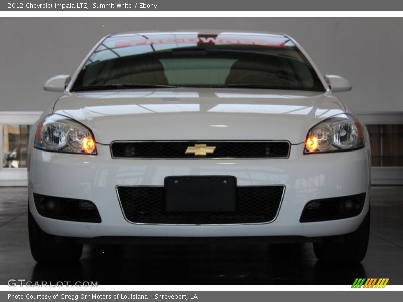 Summit White / Ebony 2012 Chevrolet Impala LTZ