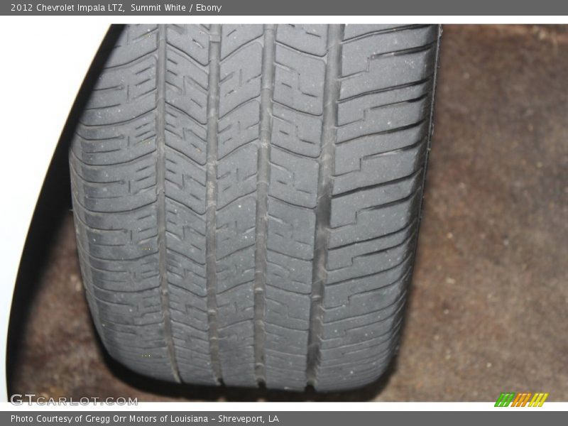 Summit White / Ebony 2012 Chevrolet Impala LTZ