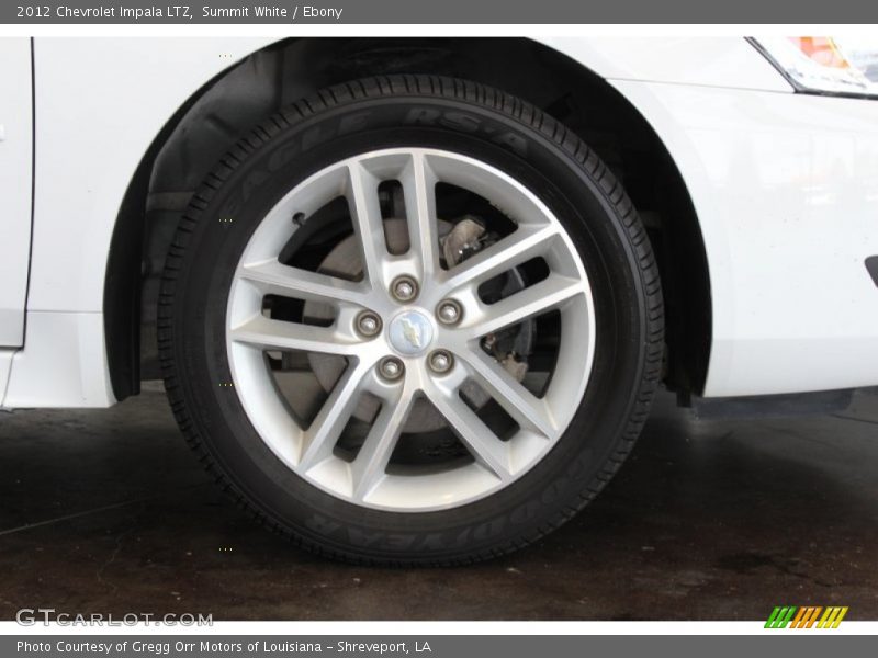 Summit White / Ebony 2012 Chevrolet Impala LTZ