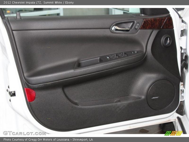 Summit White / Ebony 2012 Chevrolet Impala LTZ