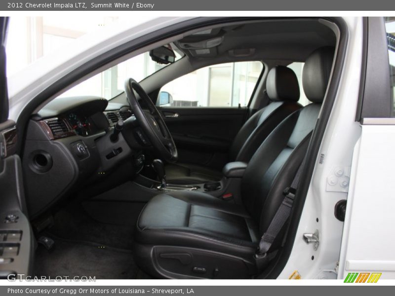 Summit White / Ebony 2012 Chevrolet Impala LTZ