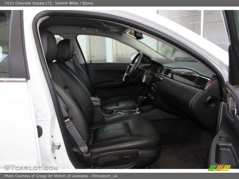 Summit White / Ebony 2012 Chevrolet Impala LTZ