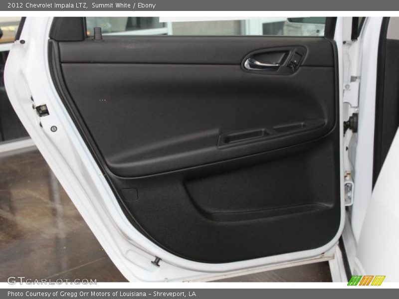 Summit White / Ebony 2012 Chevrolet Impala LTZ
