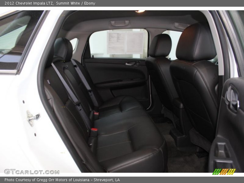 Summit White / Ebony 2012 Chevrolet Impala LTZ
