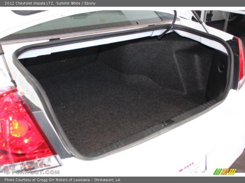 Summit White / Ebony 2012 Chevrolet Impala LTZ
