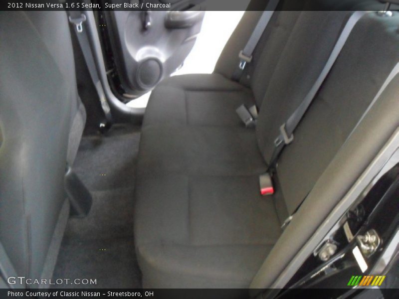 Super Black / Charcoal 2012 Nissan Versa 1.6 S Sedan
