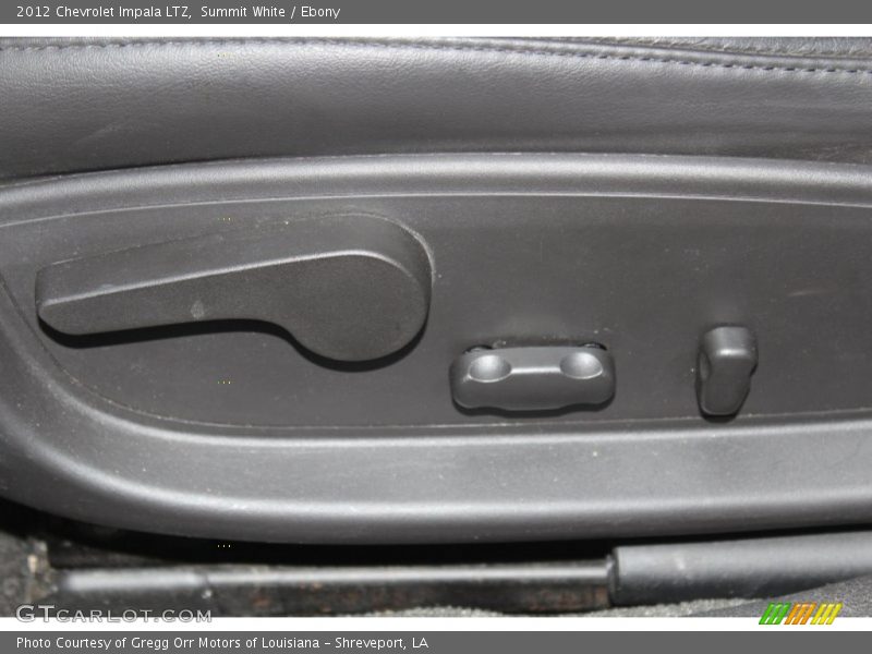 Summit White / Ebony 2012 Chevrolet Impala LTZ