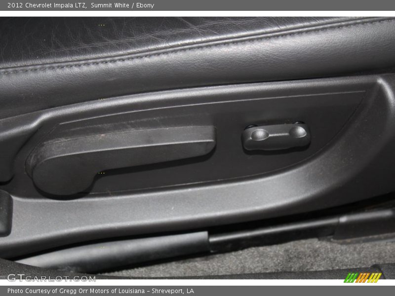 Summit White / Ebony 2012 Chevrolet Impala LTZ