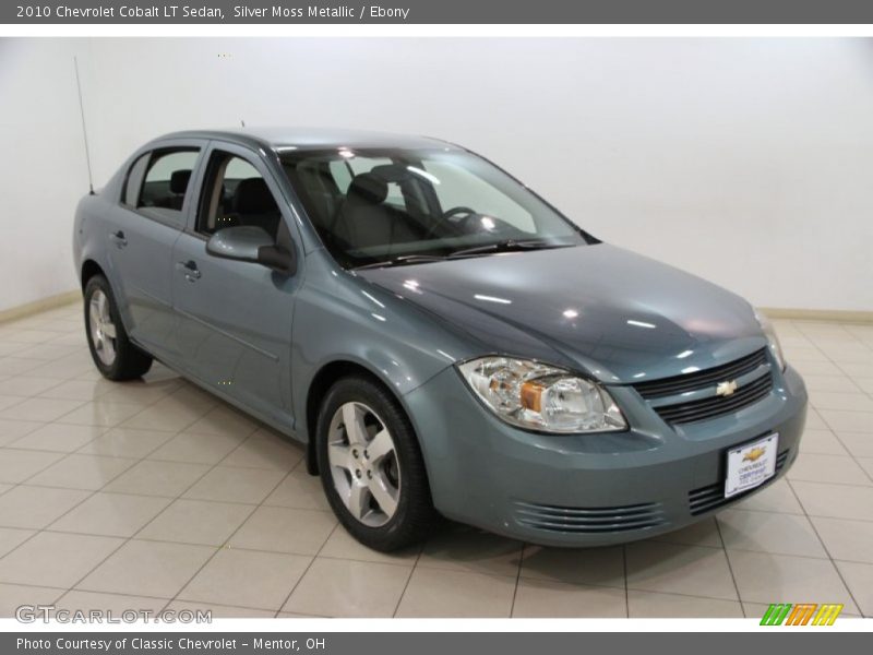 Silver Moss Metallic / Ebony 2010 Chevrolet Cobalt LT Sedan