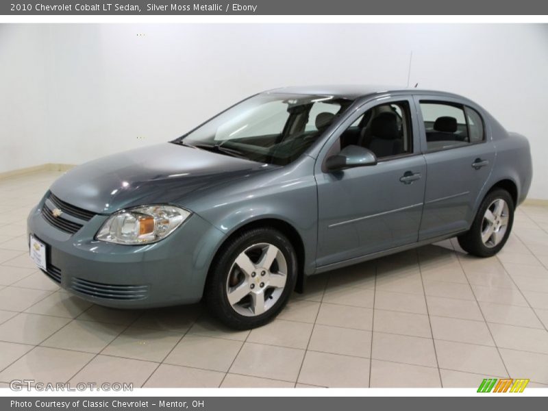 Silver Moss Metallic / Ebony 2010 Chevrolet Cobalt LT Sedan
