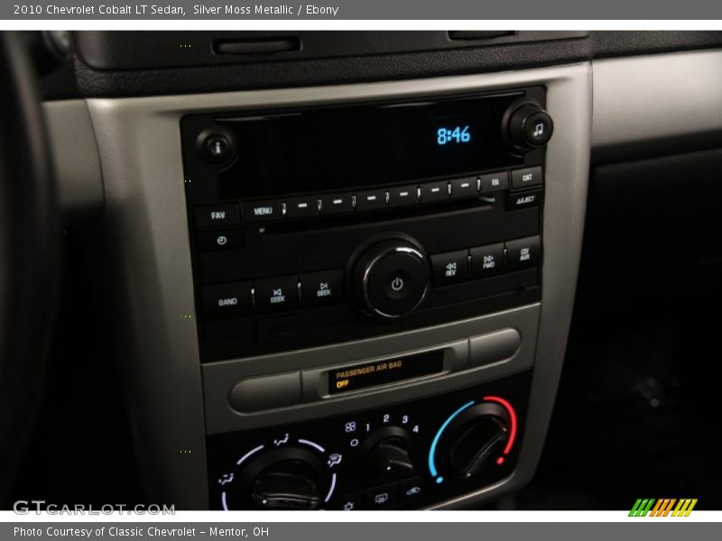 Silver Moss Metallic / Ebony 2010 Chevrolet Cobalt LT Sedan