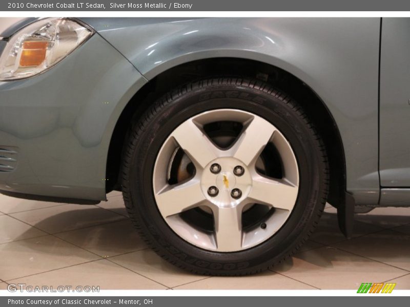 Silver Moss Metallic / Ebony 2010 Chevrolet Cobalt LT Sedan