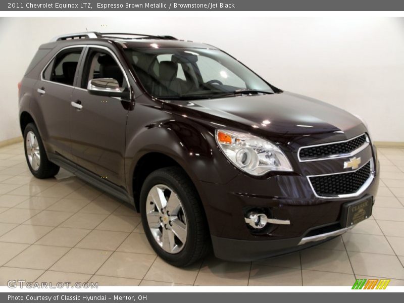 Espresso Brown Metallic / Brownstone/Jet Black 2011 Chevrolet Equinox LTZ
