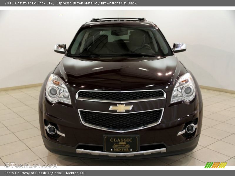 Espresso Brown Metallic / Brownstone/Jet Black 2011 Chevrolet Equinox LTZ