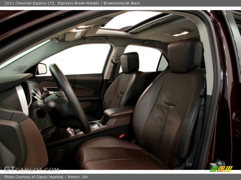 Espresso Brown Metallic / Brownstone/Jet Black 2011 Chevrolet Equinox LTZ