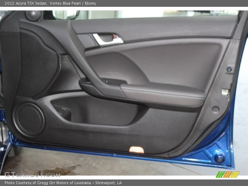 Vortex Blue Pearl / Ebony 2012 Acura TSX Sedan