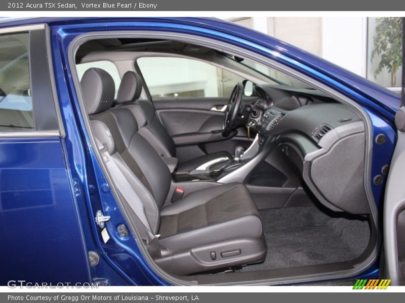 Vortex Blue Pearl / Ebony 2012 Acura TSX Sedan
