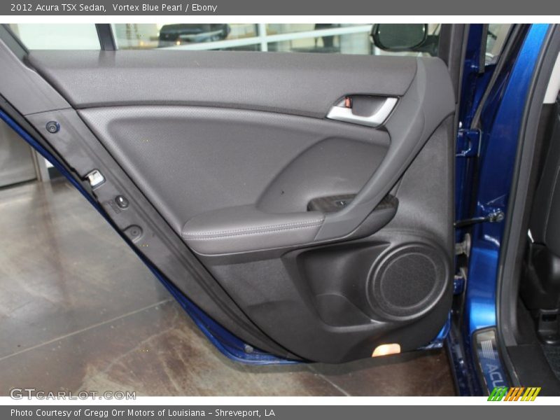 Vortex Blue Pearl / Ebony 2012 Acura TSX Sedan