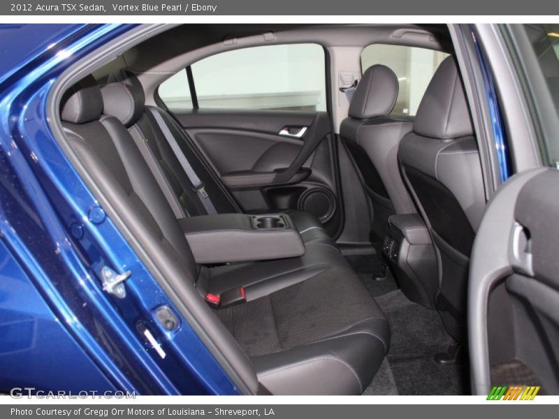 Vortex Blue Pearl / Ebony 2012 Acura TSX Sedan