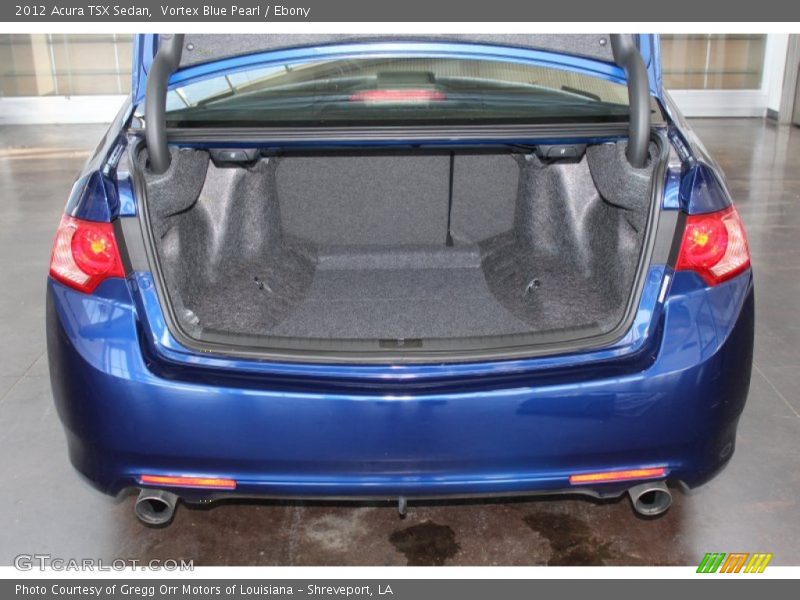 Vortex Blue Pearl / Ebony 2012 Acura TSX Sedan