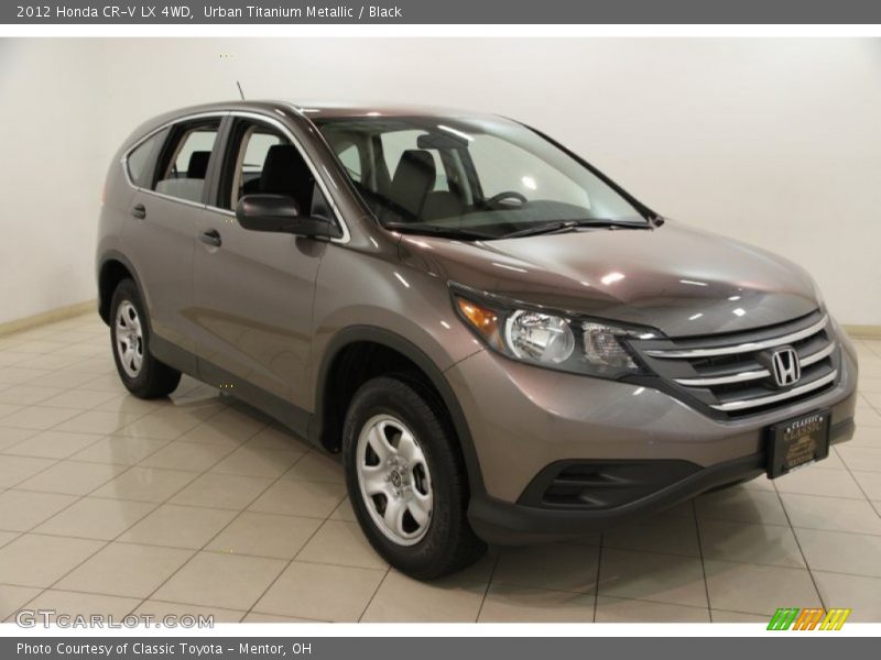 Urban Titanium Metallic / Black 2012 Honda CR-V LX 4WD