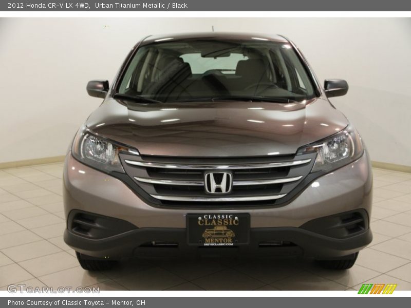 Urban Titanium Metallic / Black 2012 Honda CR-V LX 4WD