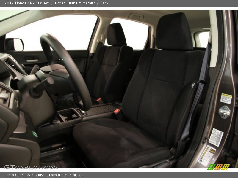 Urban Titanium Metallic / Black 2012 Honda CR-V LX 4WD