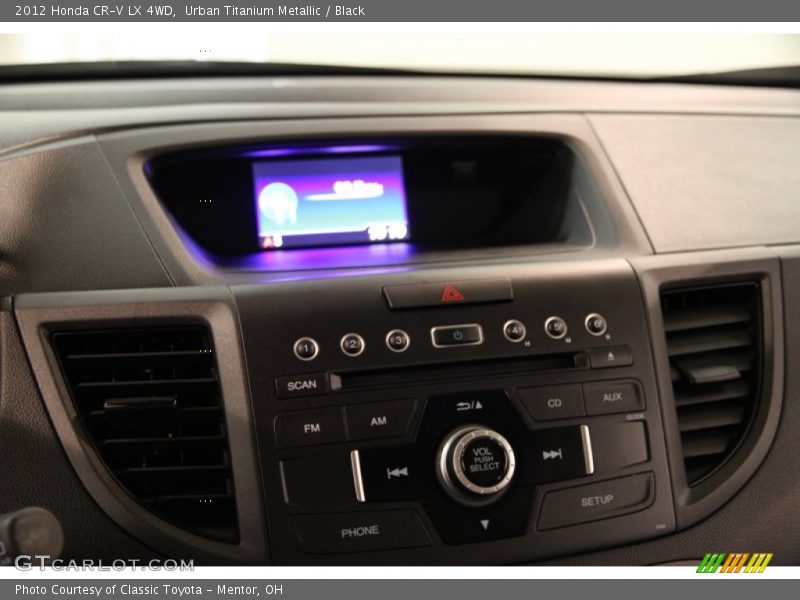 Urban Titanium Metallic / Black 2012 Honda CR-V LX 4WD