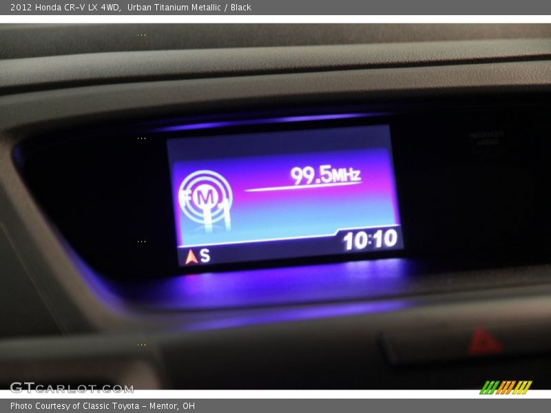 Urban Titanium Metallic / Black 2012 Honda CR-V LX 4WD