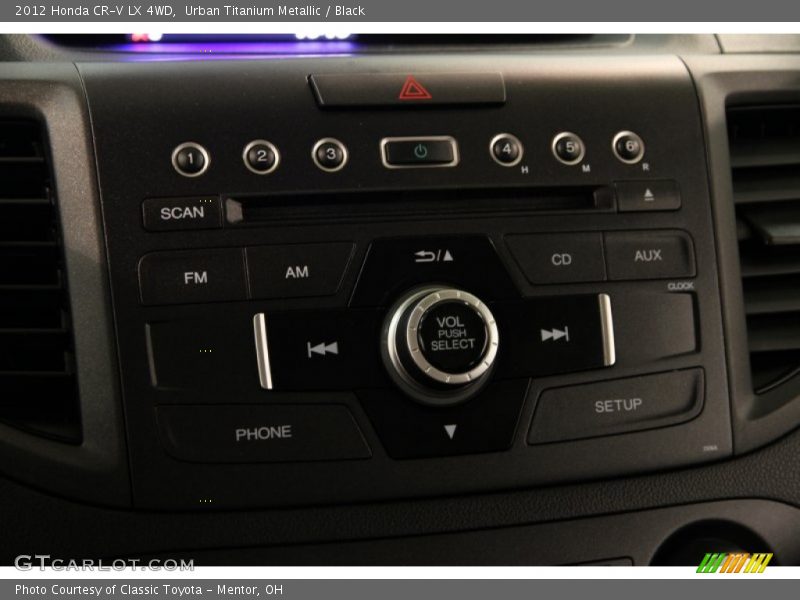 Urban Titanium Metallic / Black 2012 Honda CR-V LX 4WD