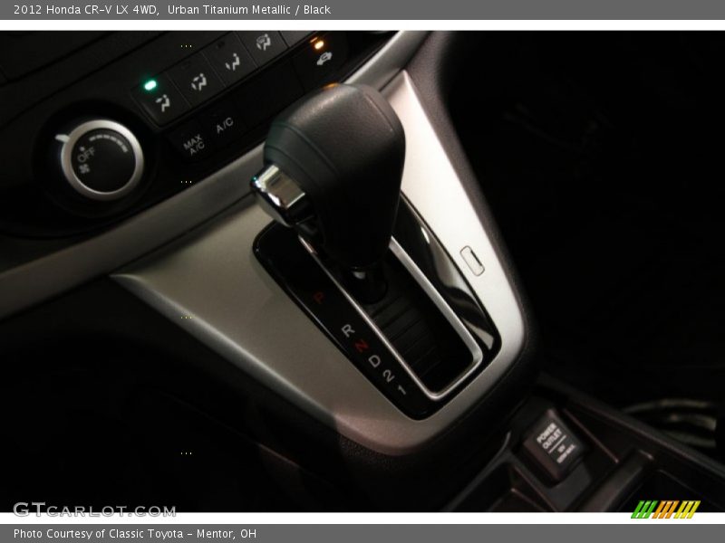 Urban Titanium Metallic / Black 2012 Honda CR-V LX 4WD