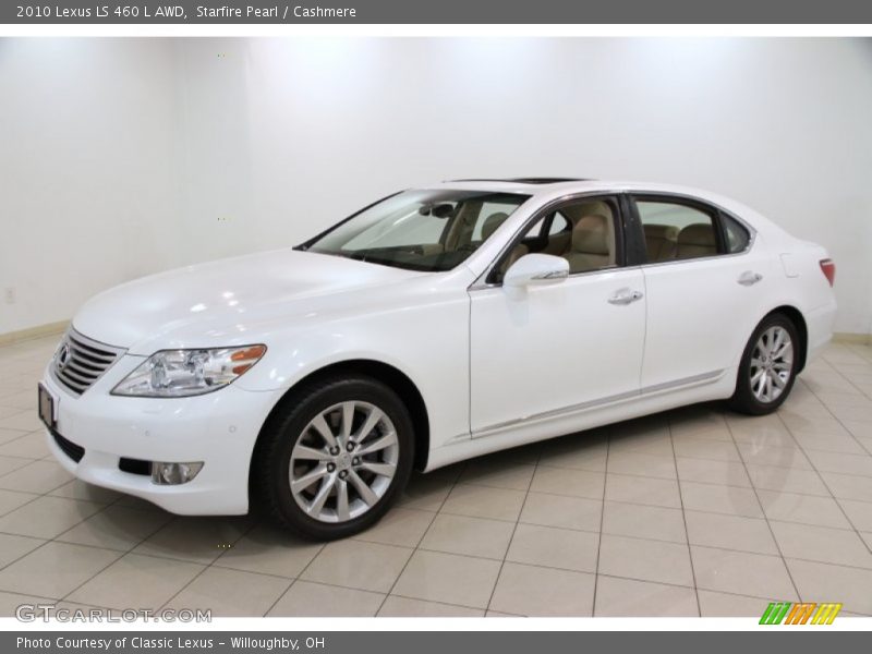 Starfire Pearl / Cashmere 2010 Lexus LS 460 L AWD