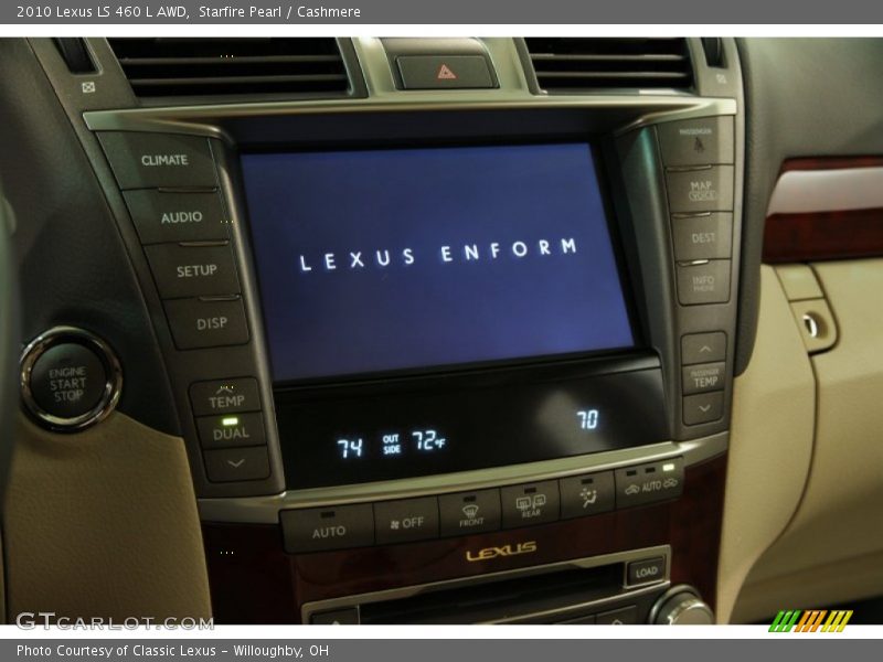 Starfire Pearl / Cashmere 2010 Lexus LS 460 L AWD