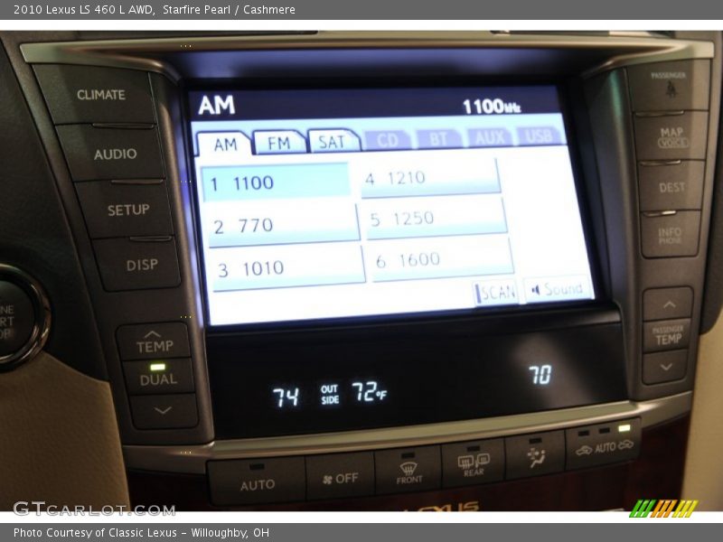 Starfire Pearl / Cashmere 2010 Lexus LS 460 L AWD