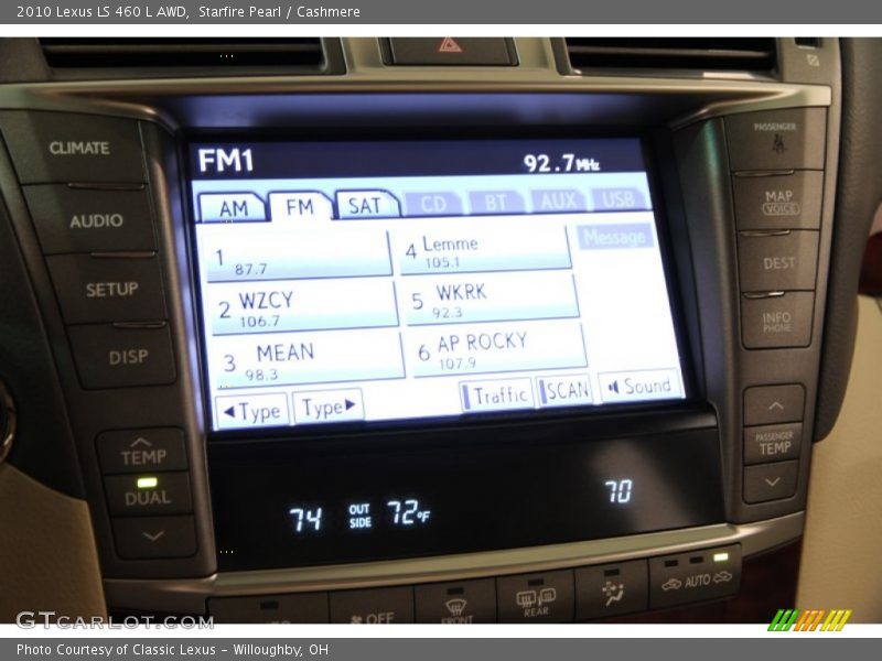 Starfire Pearl / Cashmere 2010 Lexus LS 460 L AWD