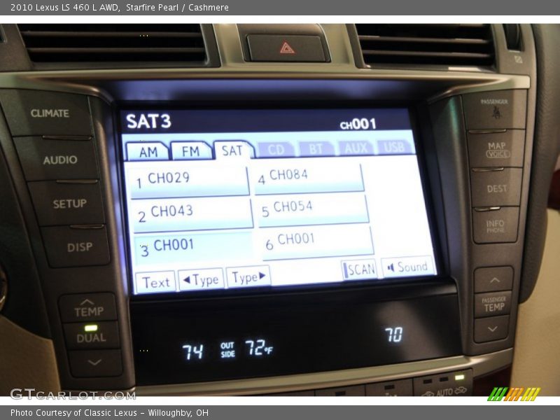 Starfire Pearl / Cashmere 2010 Lexus LS 460 L AWD