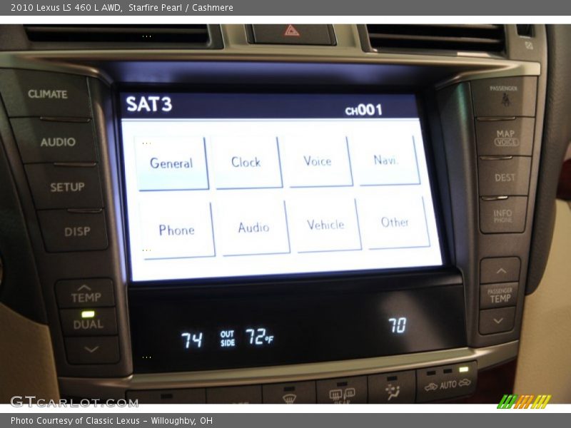 Starfire Pearl / Cashmere 2010 Lexus LS 460 L AWD