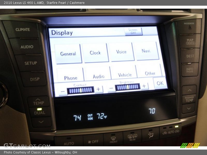 Starfire Pearl / Cashmere 2010 Lexus LS 460 L AWD