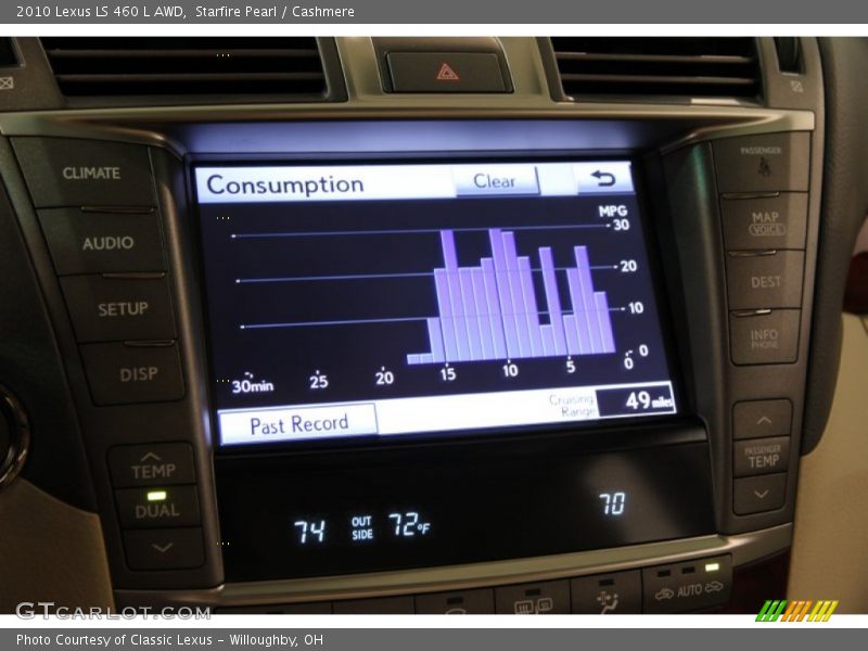 Starfire Pearl / Cashmere 2010 Lexus LS 460 L AWD